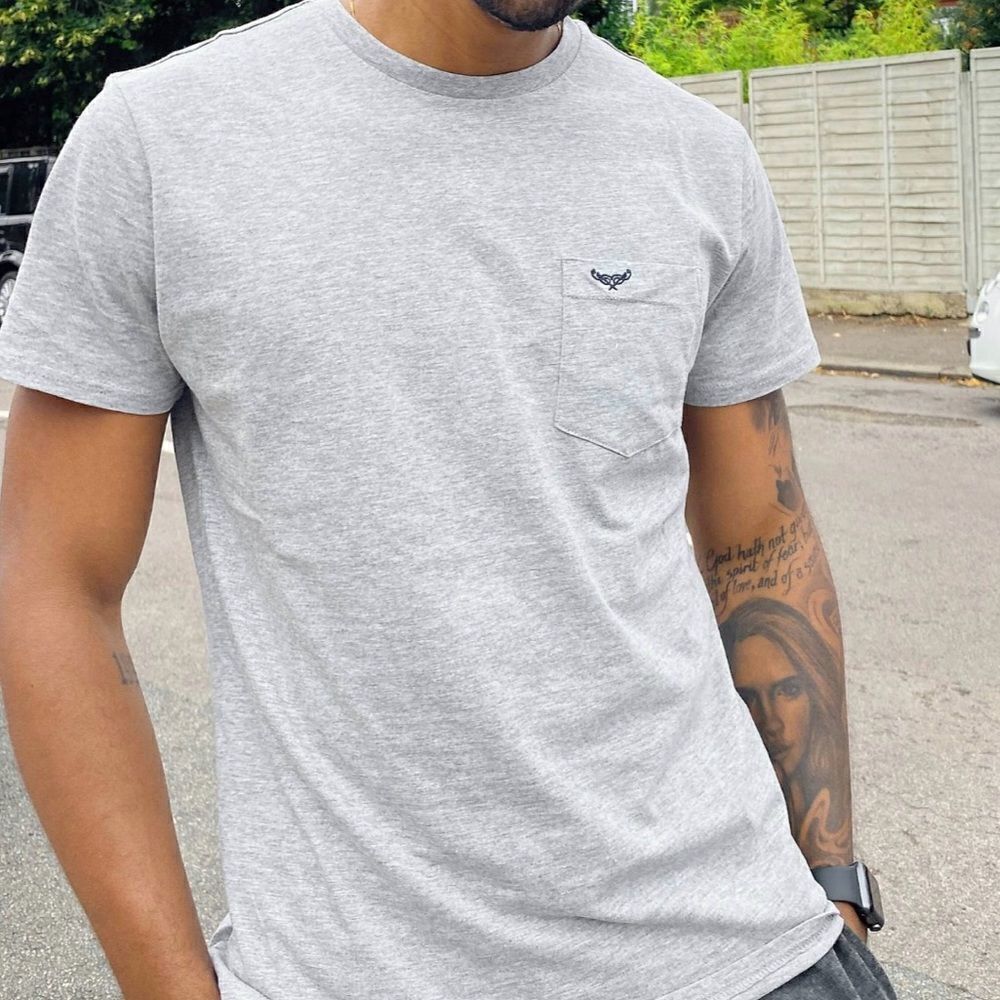 Threadbare Gray Short Sleeve Tee Shirt Size Medium